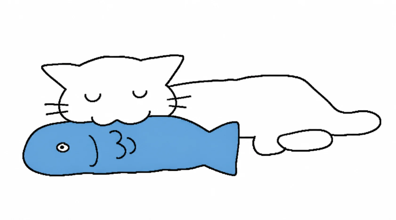 sleeping on the fish